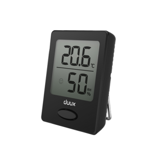 Duux | Black | LCD display | Hygrometer + Thermometer | Sense