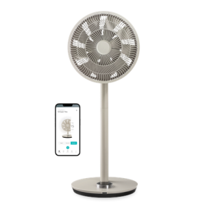 Duux Fan | Whisper Flex Smart | Stand Fan | Greige | Diameter 34 cm | Number of speeds 26 | Oscillation | Yes