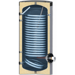 Sunsystem SWPN200 | Enameled Water Heater 200L with Heat Exchanger 1.9 m