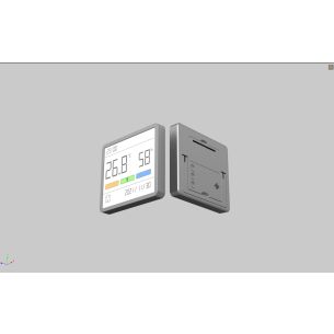 HYGROMETER/THERMOMETER/CLOCK/MTHM01 MOVA