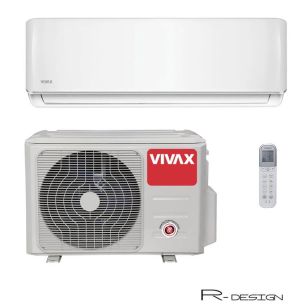 Õhksoojuspump Vivax R+ Design 18 komplekt 5,2 / 5,5 kW, valge siseosa