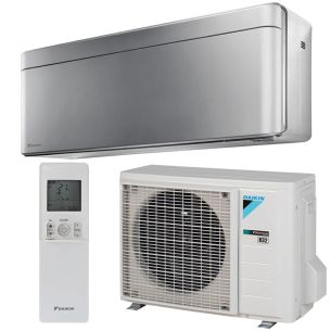 Õhksoojuspump Daikin Stylish 20 komplekt 2,6 / 3,5 kW, hõbedane