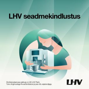 LHV 1-year insurance for equipment worth € 100 - 200